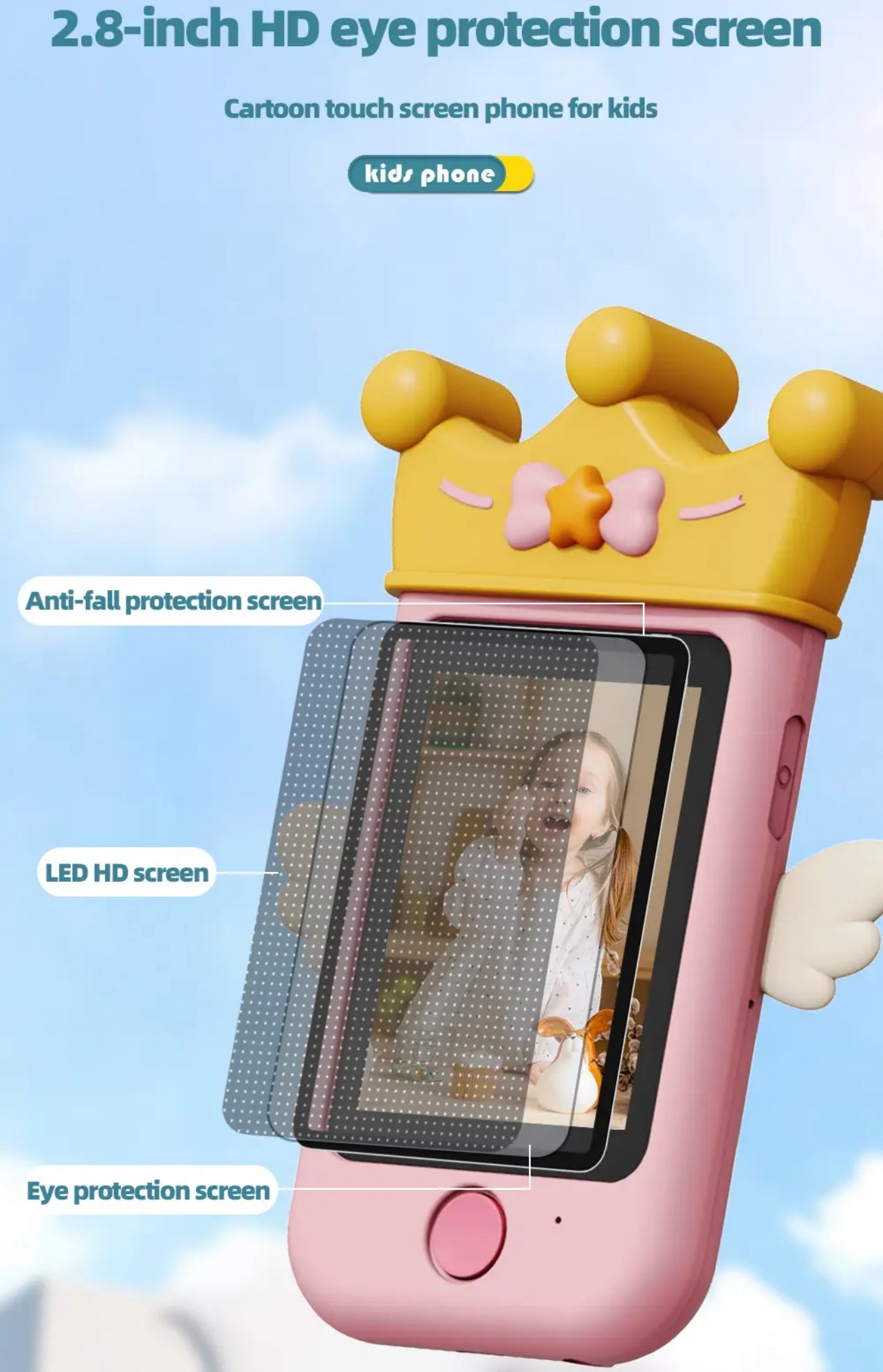 Kid‑Hero Touch & Learn Smartphone with 360° Camera