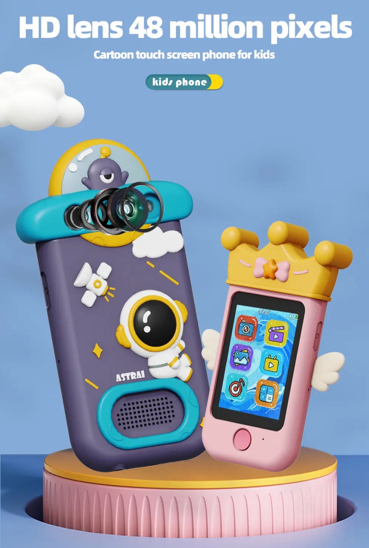 Kid‑Hero Touch & Learn Smartphone with 360° Camera