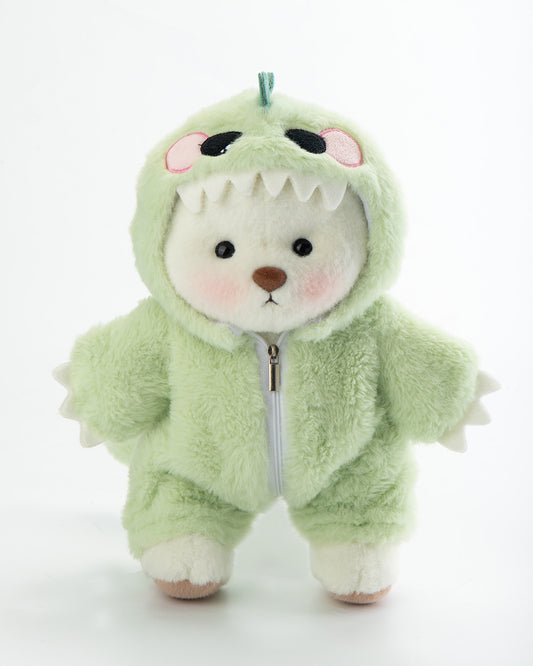 Green Fluffy Dino Bear Gift Set – The Perfect Cuddle Companion for All Ages!