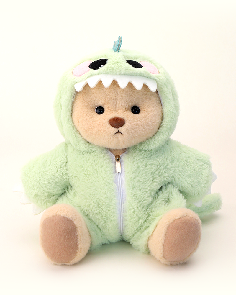 Green Fluffy Dino Bear Gift Set – The Perfect Cuddle Companion for All Ages!