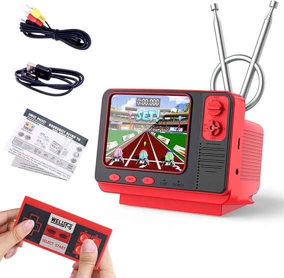 Retro Handheld Game Console – 308 Built-in Games, 3.0" Screen, USB Charging